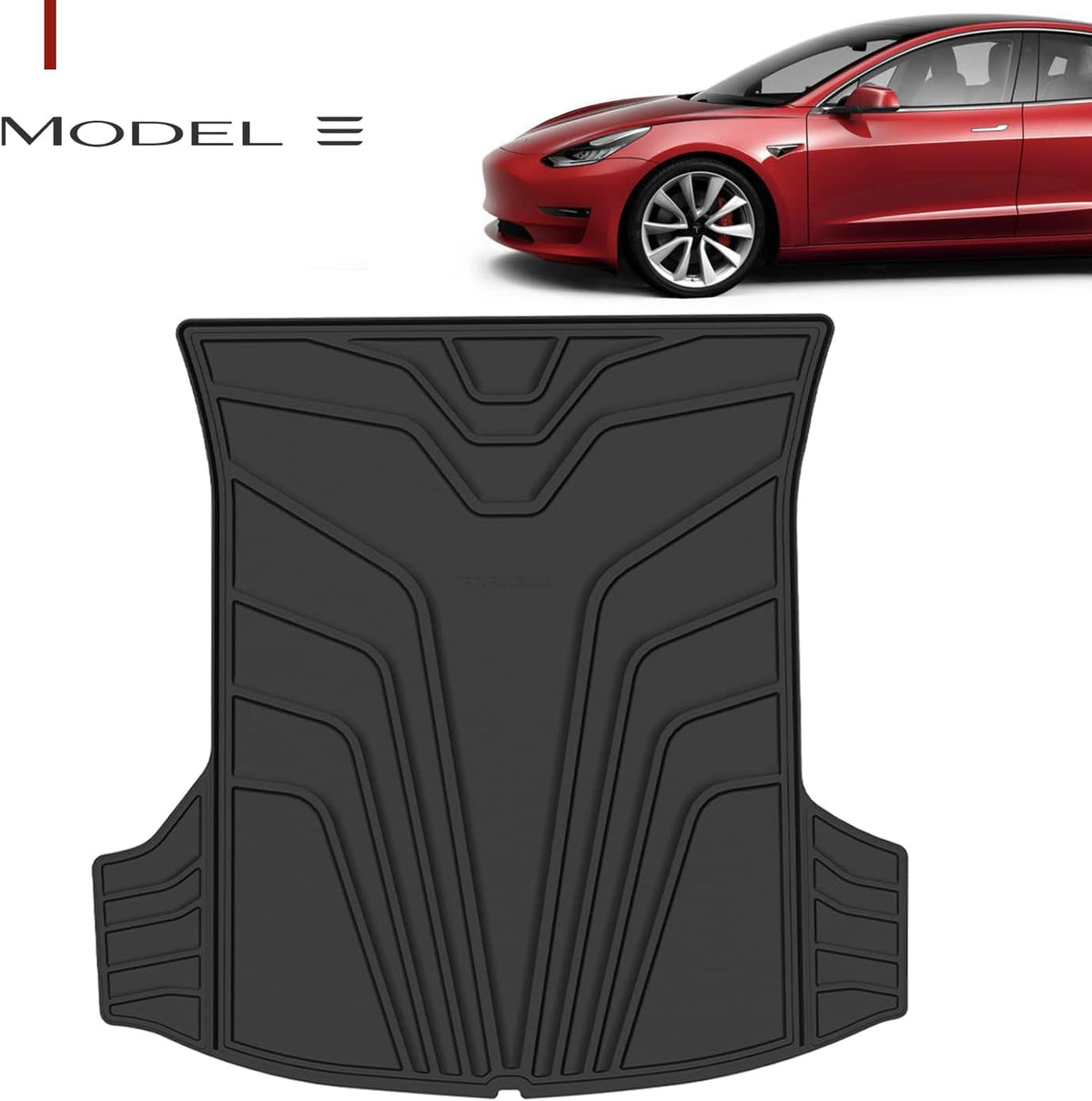 All Weather Trunk Mats for Tesla Model 3 Pack of 2 N139351