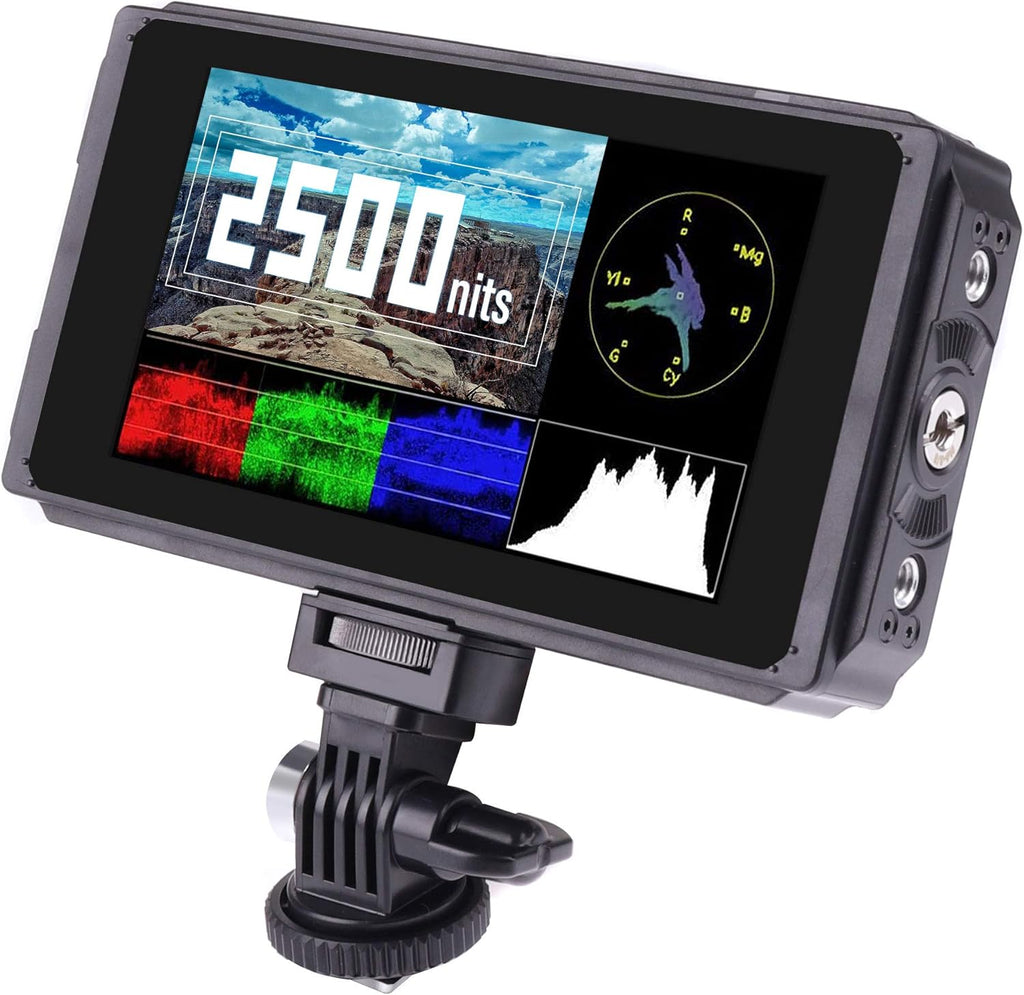 5 Inch IPS DSLR Camera Field Monitor 2000nit Touch Screen with 4K HDMI Input Output M11608