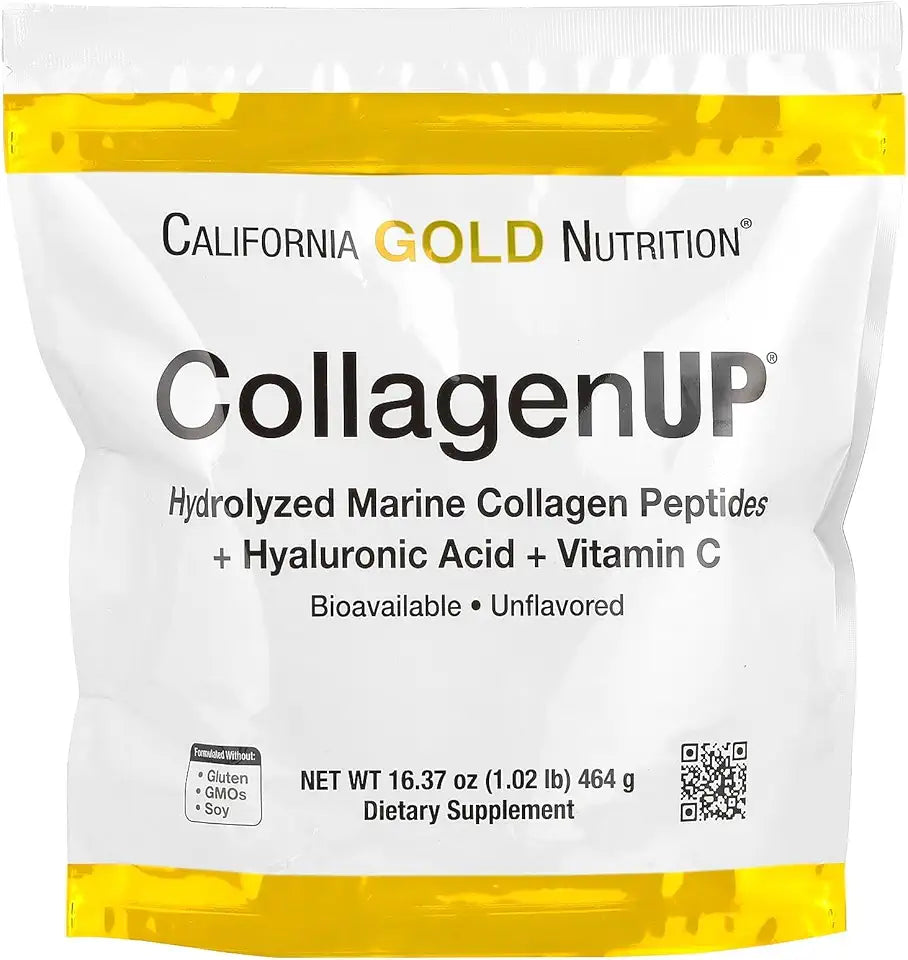 Collagen Peptides Powder with Hyaluronic Acid, Unflavored, 16.37 oz Q993691