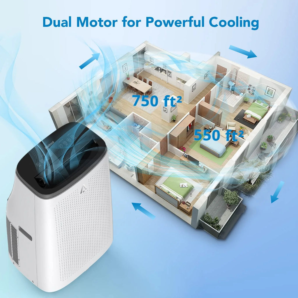 14000 BTU Portable Air Conditioner with Dehumidifier and Cooling Fan S5020