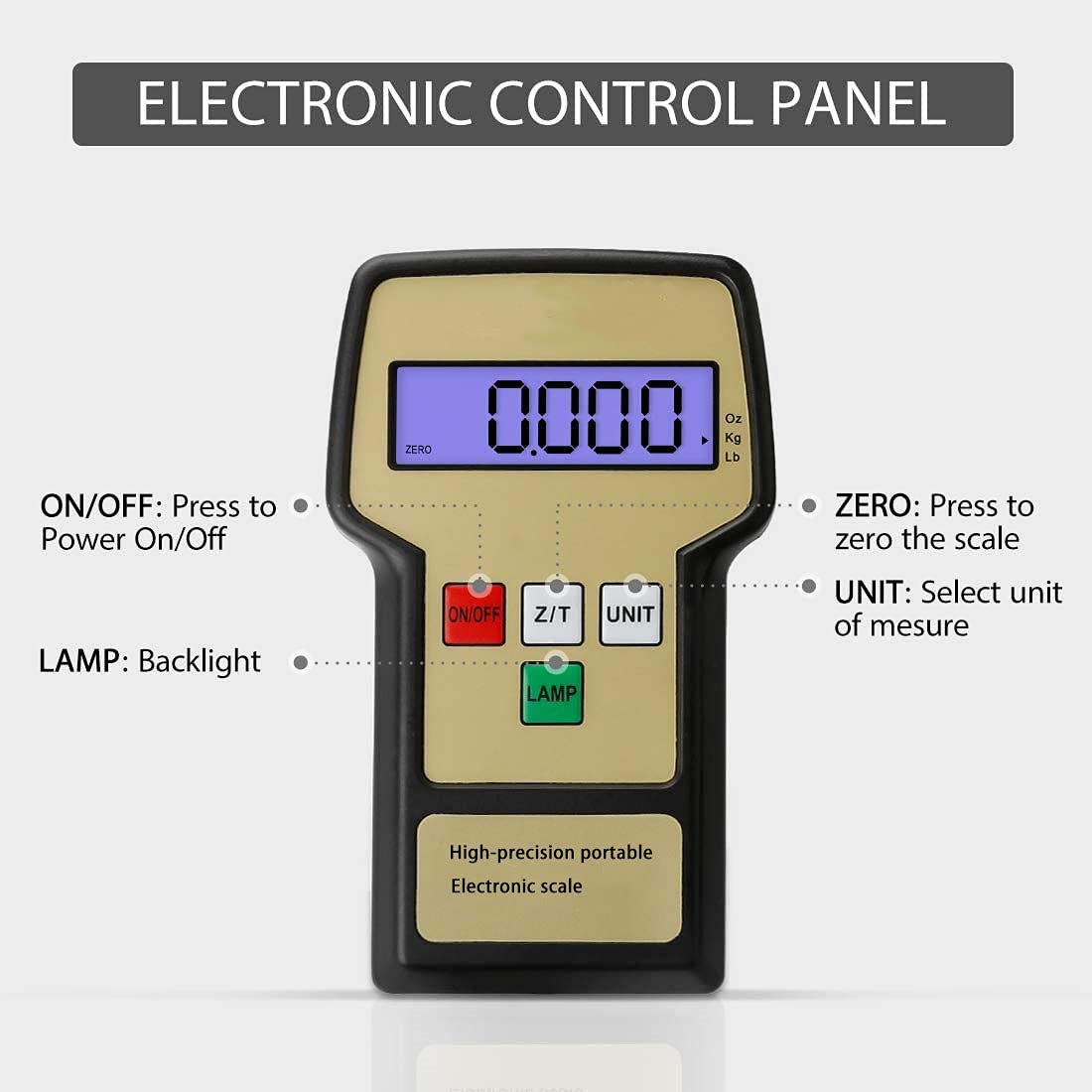 220LB Portable Digital Refrigerant Charging Weight Scale with Case, Pack of 2 P911