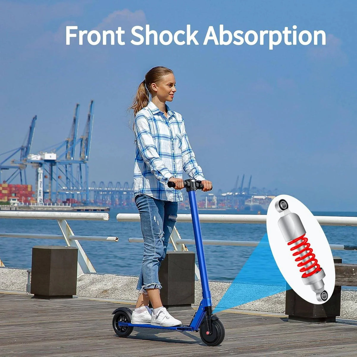250W Lightweight Foldable Commuter Electric Scooter P123