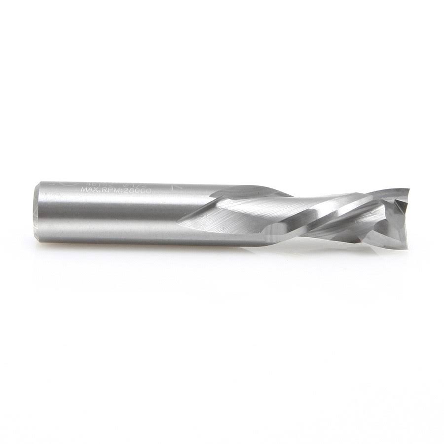 Solid Carbide Compression Spiral 1/2 Dia x 1-5/8 x 1/2 inch Shank H581