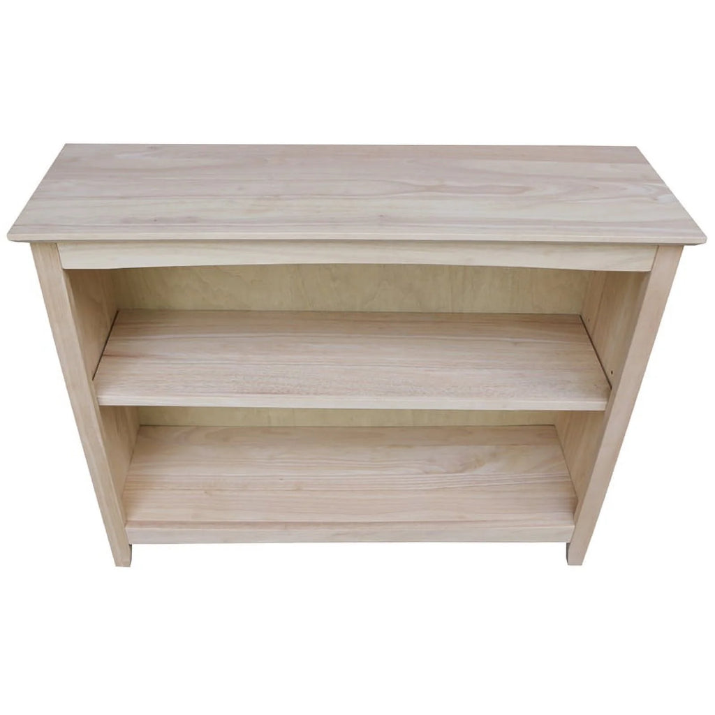 30" Natural Wood Shaker Bookcase H924747