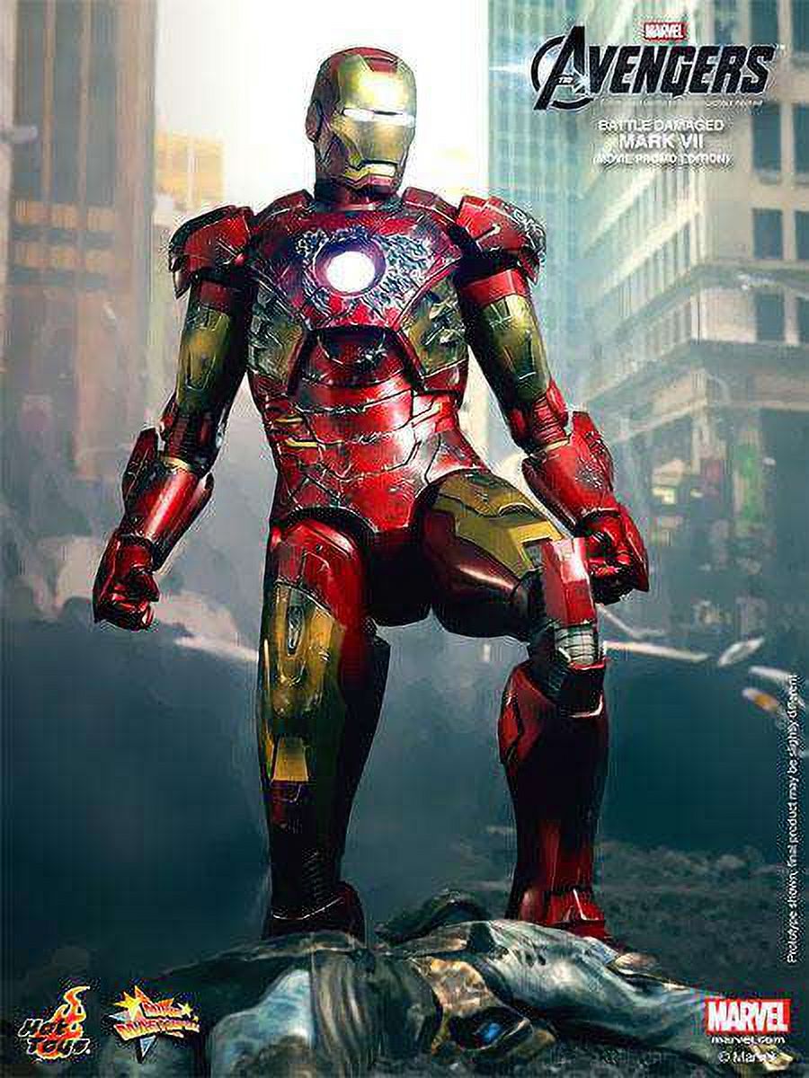 Battle Damaged Iron Man Collectible Figure G13116