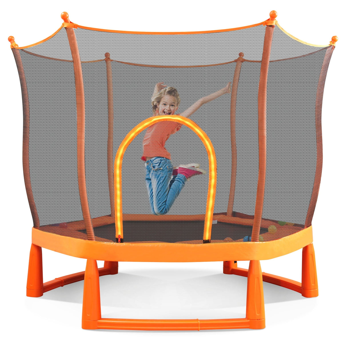 6FT Trampoline with Enclosure W28269