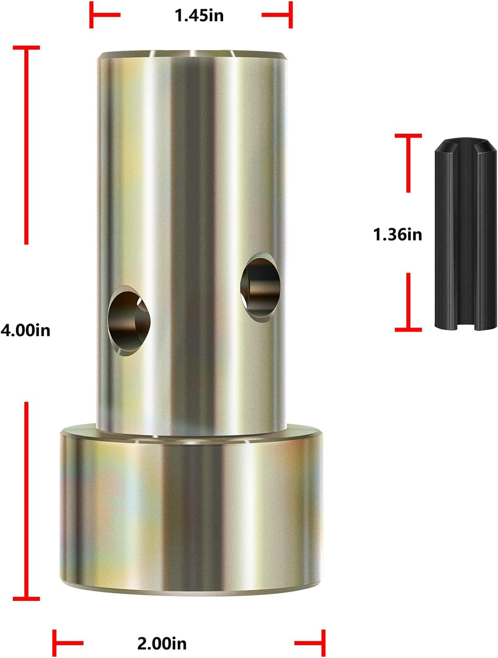 2 Pairs Cat 2 Quick Hitch Adapter Bushings Set for Category II 3-Point Tractor B97901
