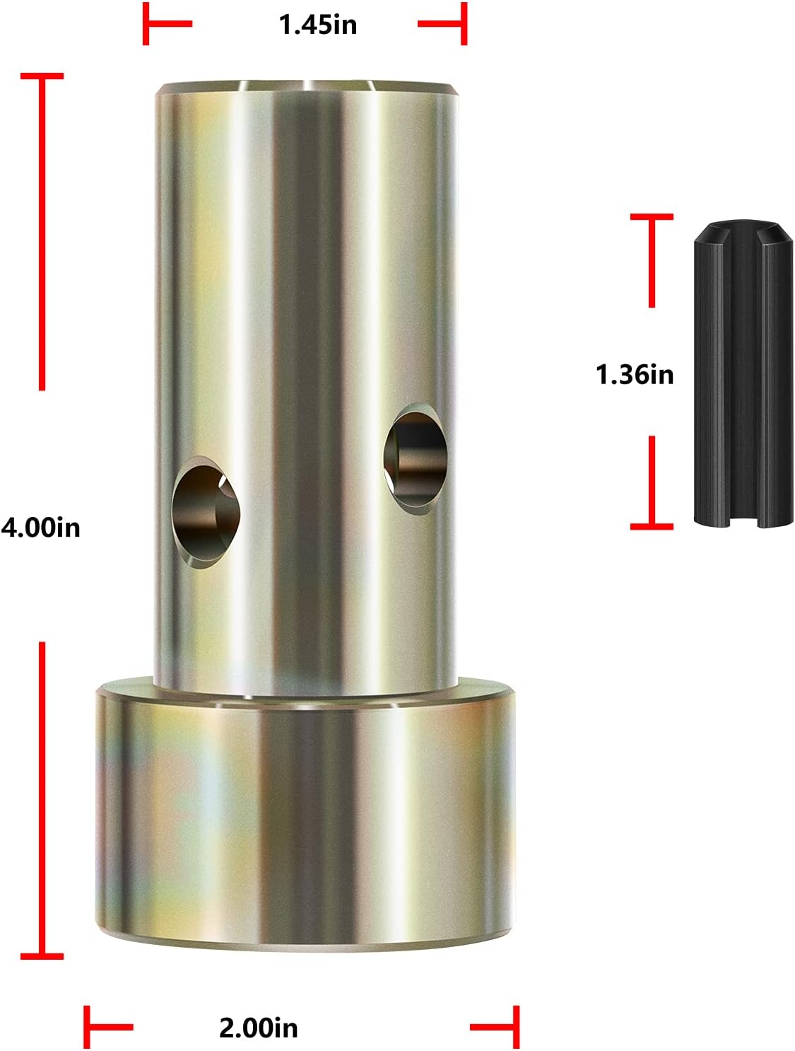 2 Pairs Cat 2 Quick Hitch Adapter Bushings Set for Category II 3-Point Tractor B97901