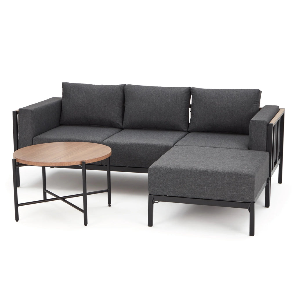 4 Piece Cushion Sectional Set D24785