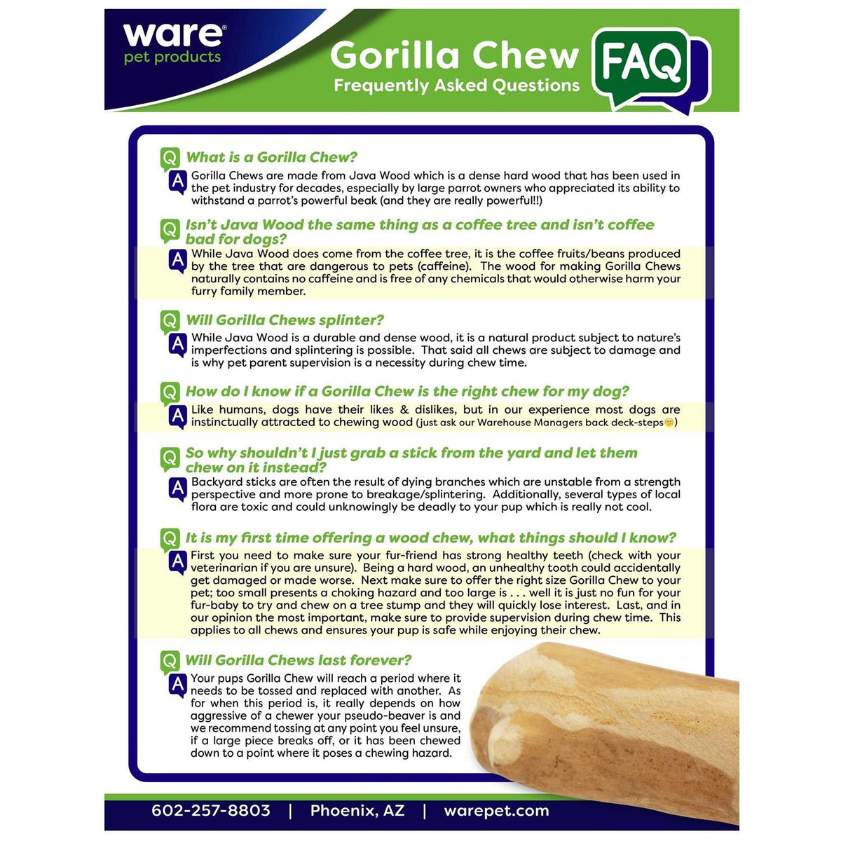 Gorilla Chew Pet Supplies Y81665