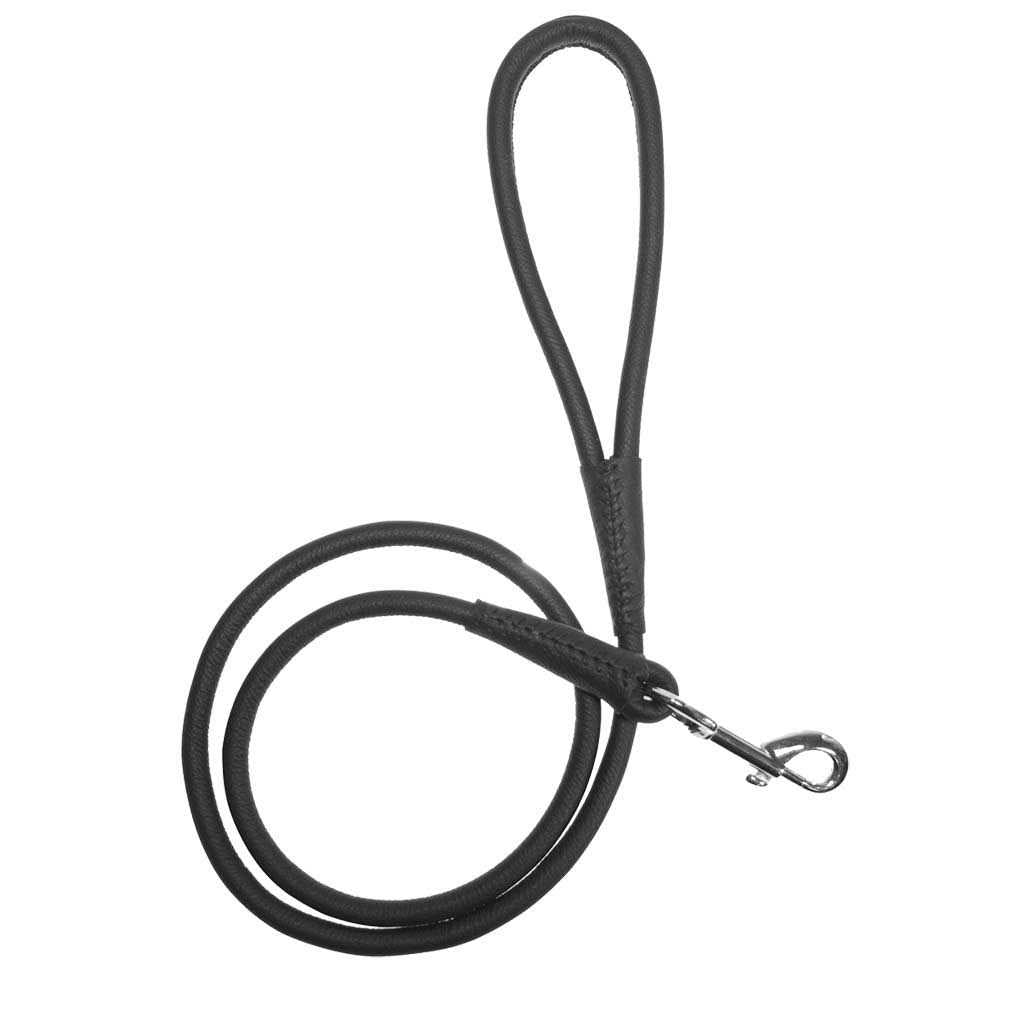 Soft Leather Round Leash L9224