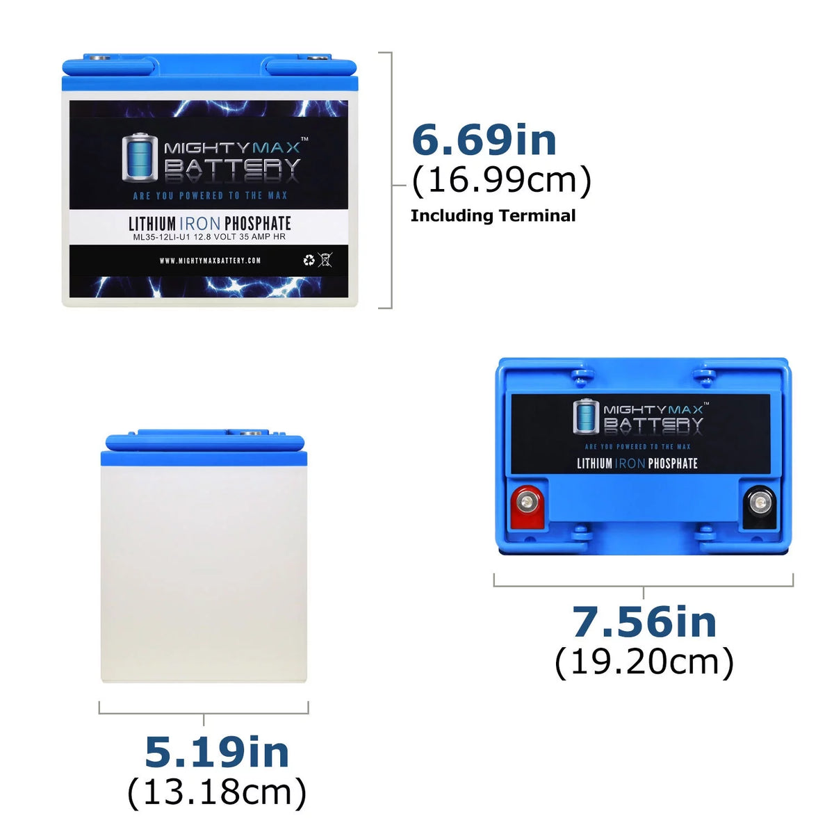 12V 35AH U1 Lithium Battery E53076