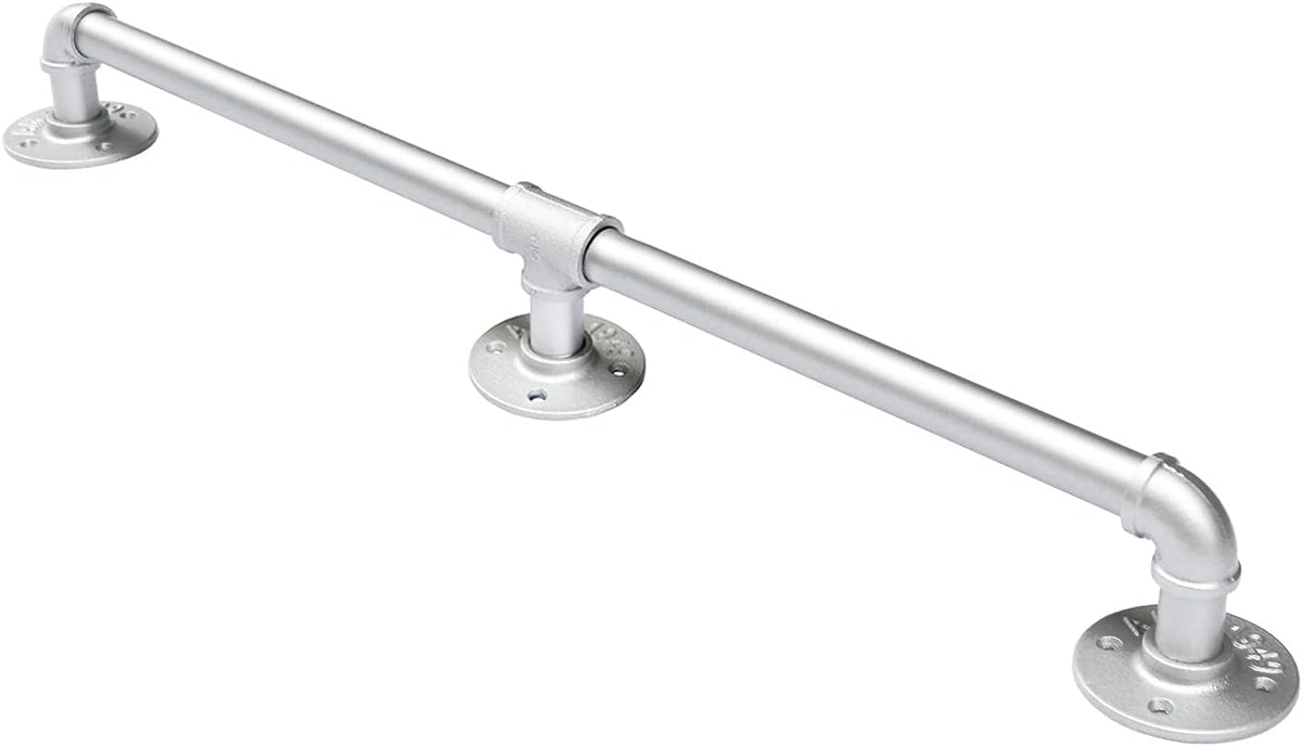 Black Pipe Staircase Handrail Pack of 2 D633635