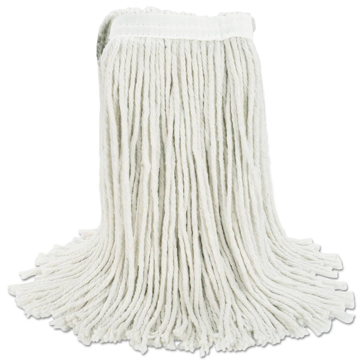 White Cotton Cut-End Wet Mop Heads 24oz 12/Carton T302