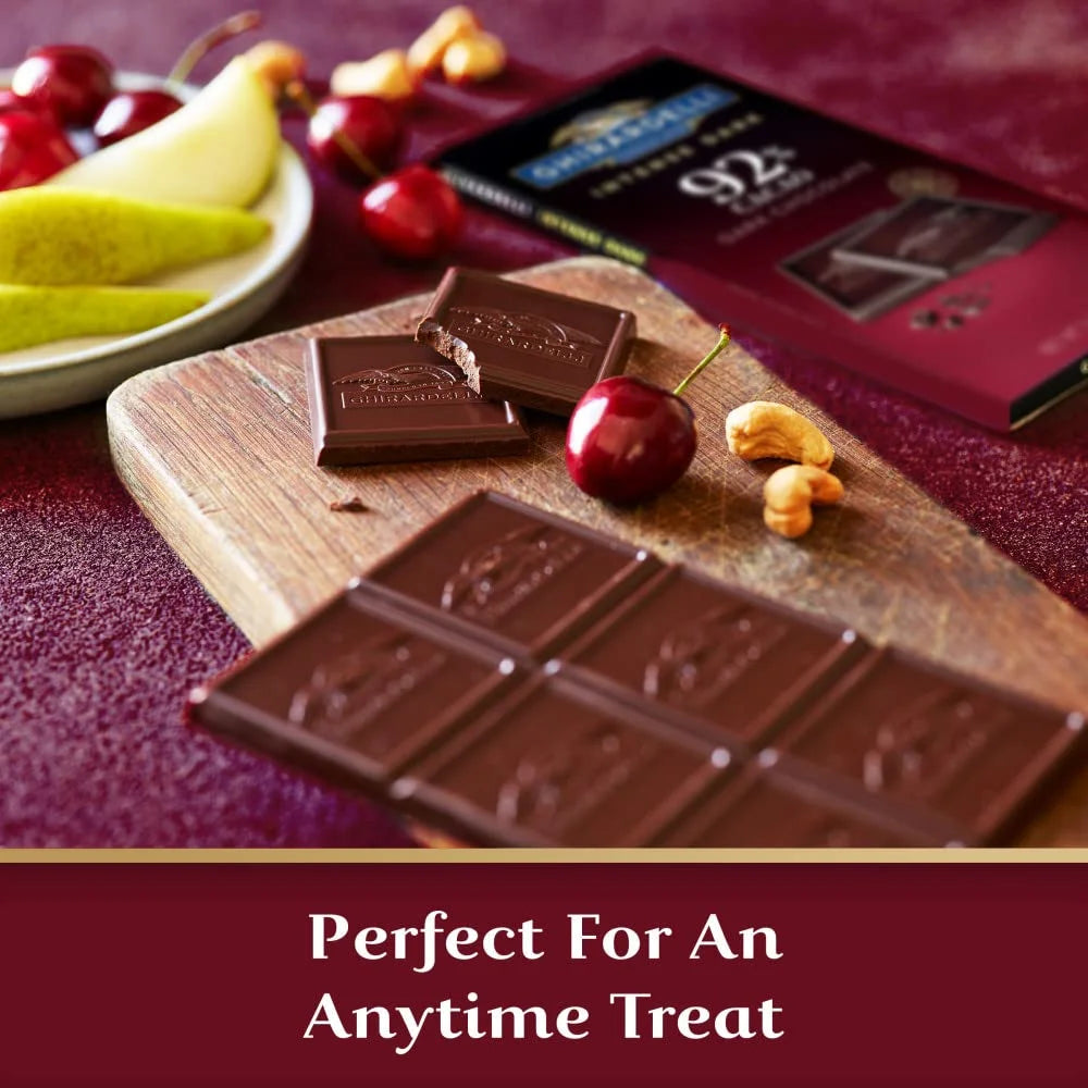 92% Cacao Dark Chocolate Bar, 3.17 Oz (Pack Of 12) H5765