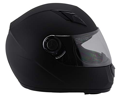 Matte Black Full Face Helmet E9933