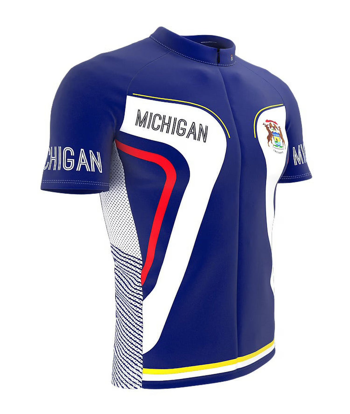 Michigan Bike Short Sleeve Cycling Jersey for Men - Size XS W96524