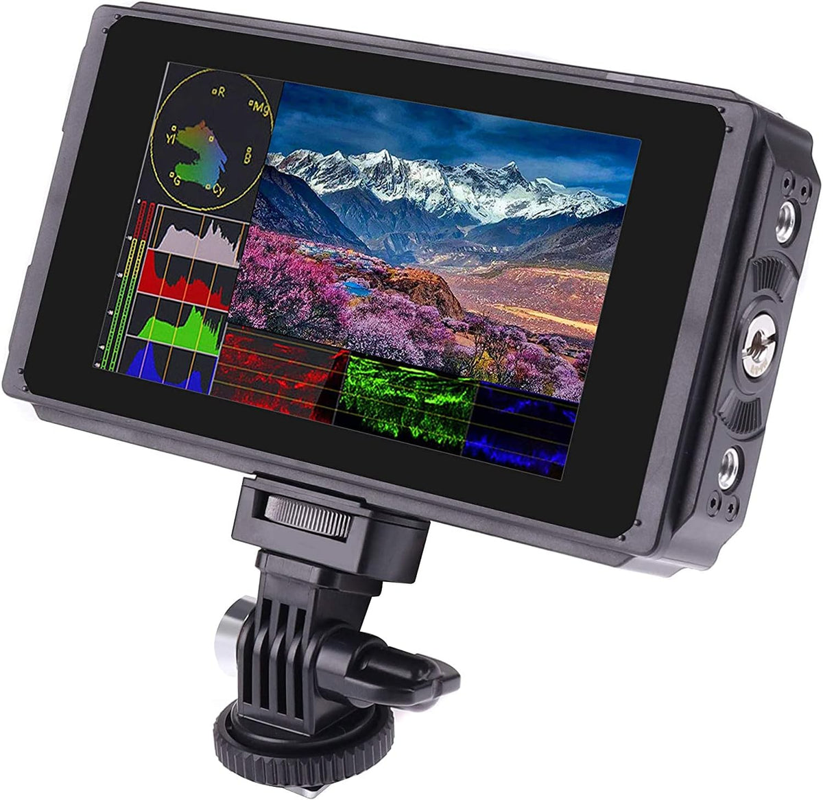 5 Inch IPS DSLR Camera Field Monitor 2000nit Touch Screen with 4K HDMI Input Output M11608