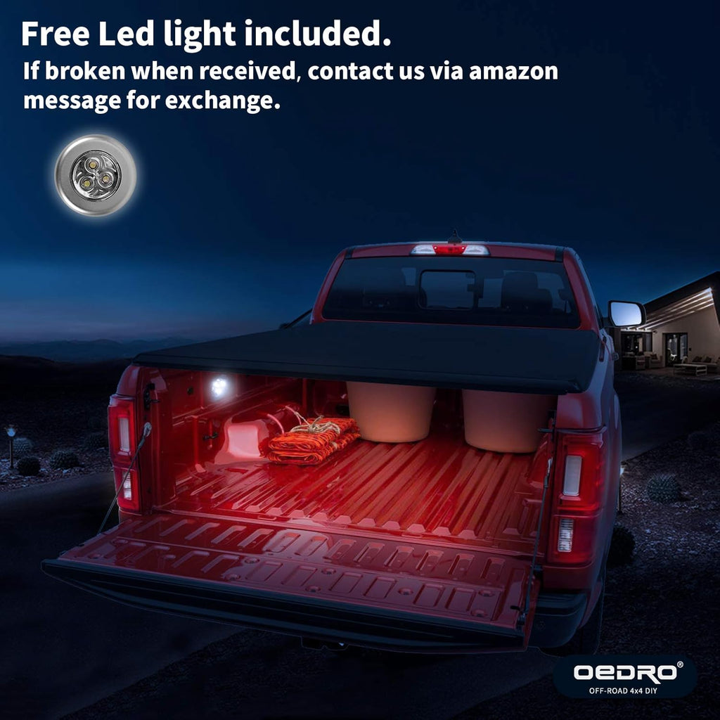 Soft Quad Fold Truck Bed Tonneau Cover for 5.6 Ft Bed J1037