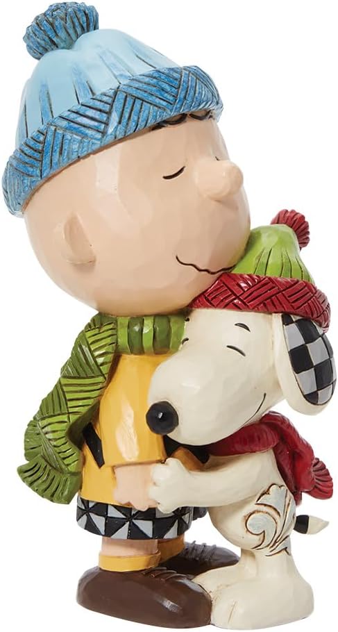 Snoopy and Charlie Brown Hugging Figurine Y356627