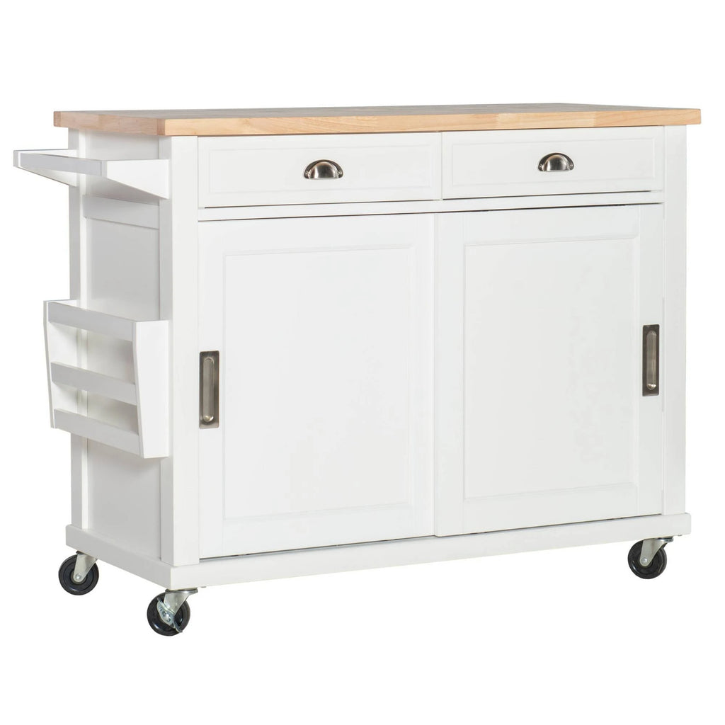 White Kitchen Cart A1462