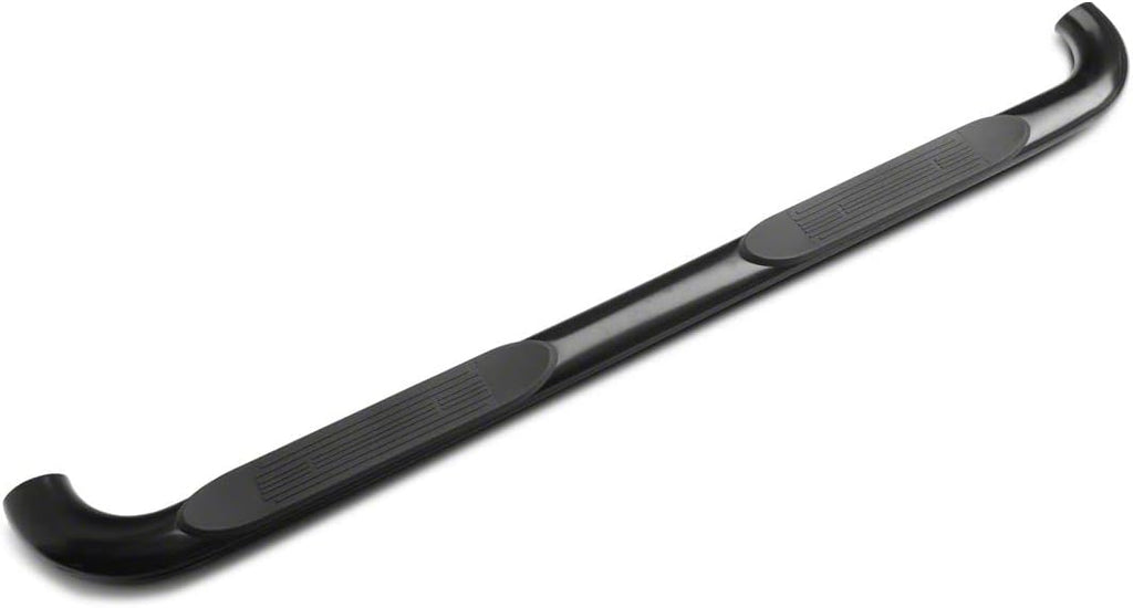 Black 4-Inch Oval Bent End Side Step Bars K849