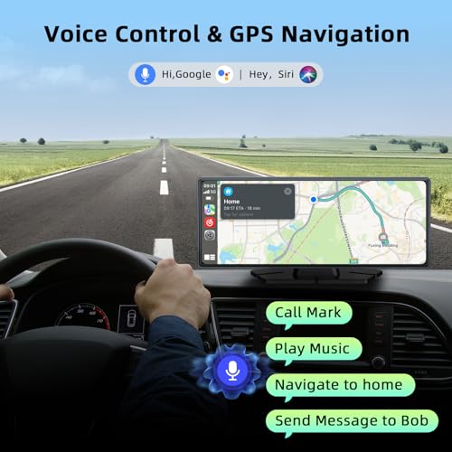9.26-inch Wireless CarPlay Screen with GPS Navigation, Bluetooth, Touch Screen P295