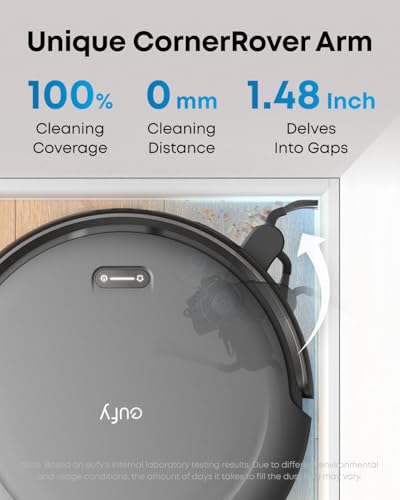 Robot Vacuum with Self Emptying, 2.85-Inch Slim Design K8742