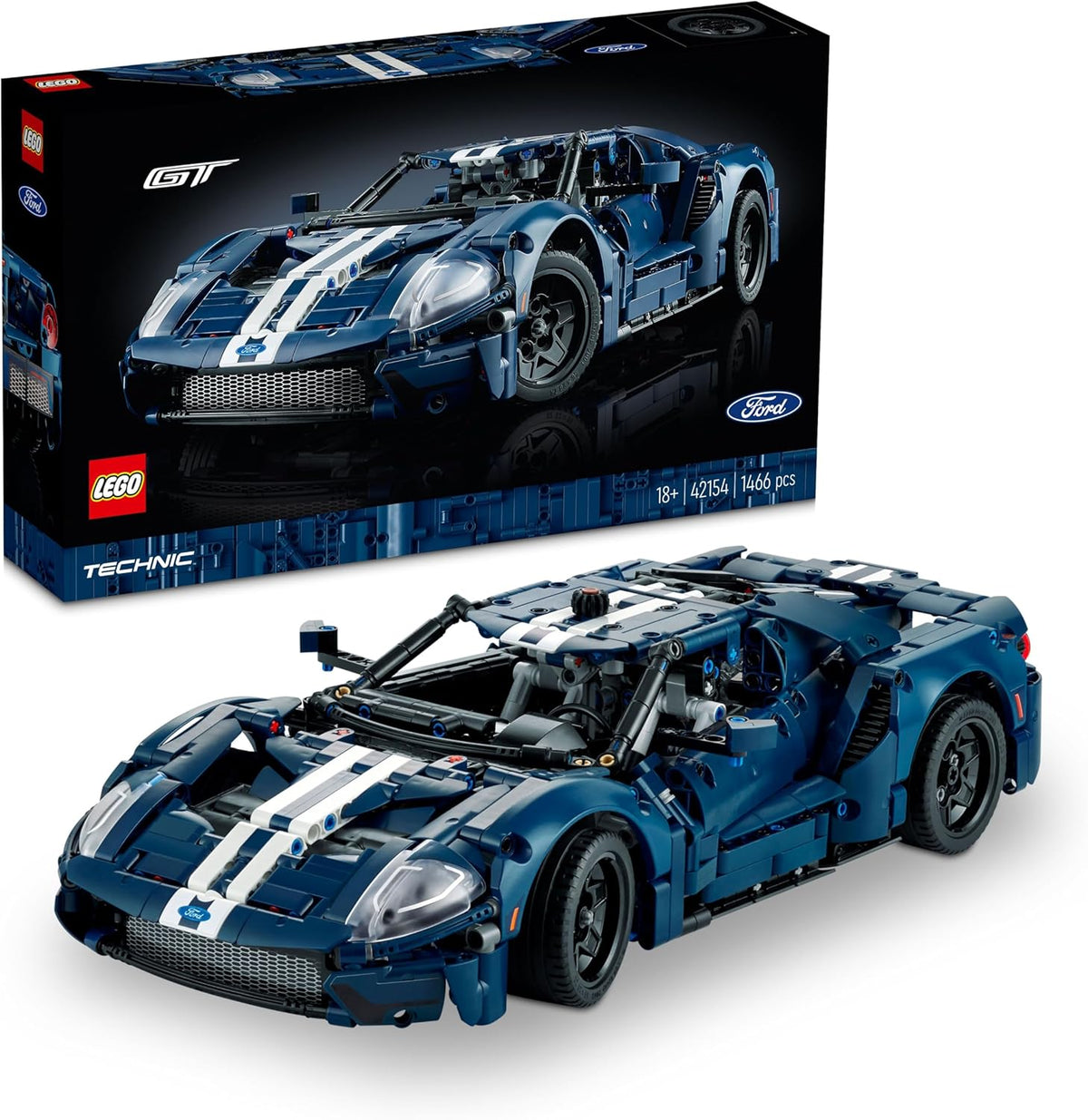 2022 Ford GT Racing Car Toy Blocks T18316