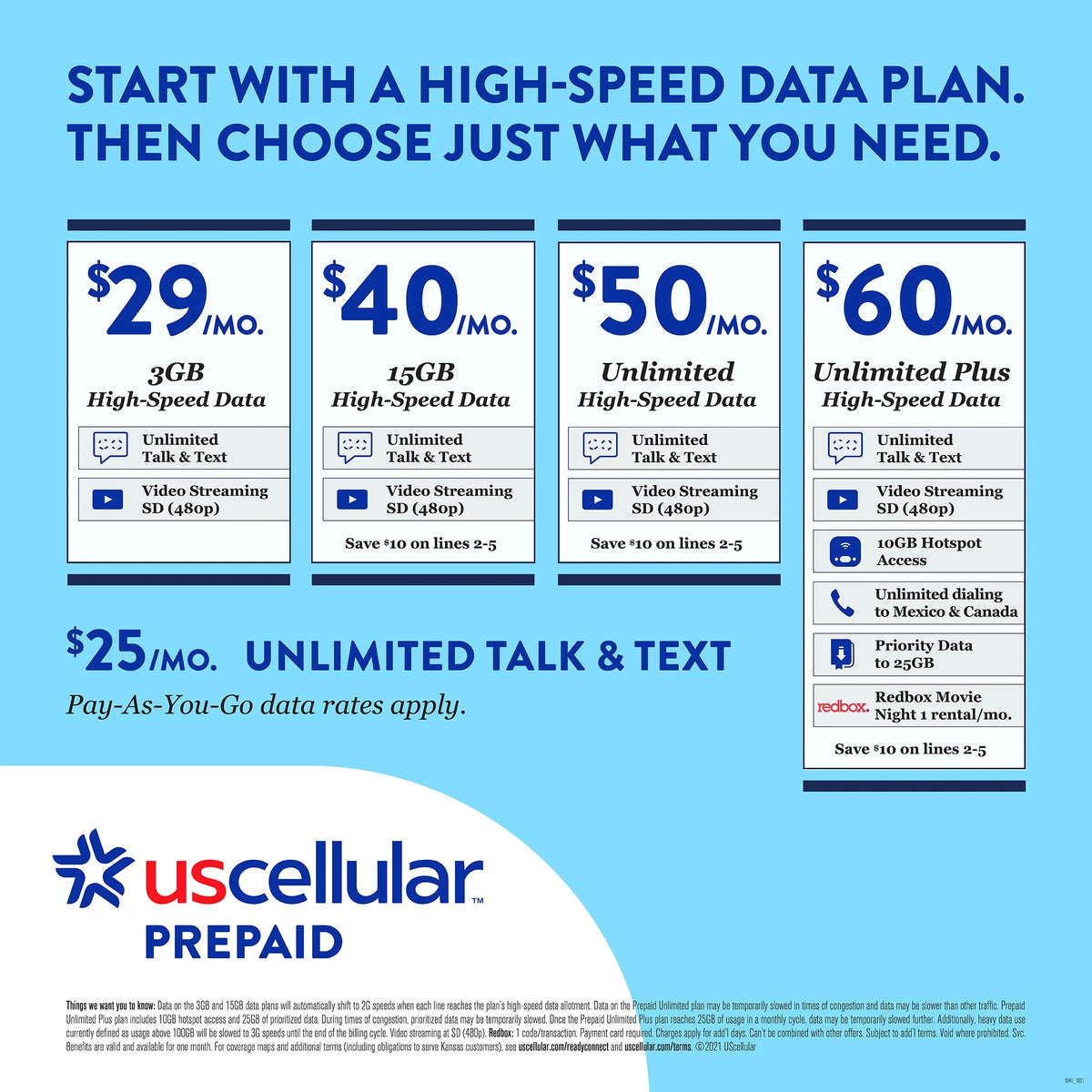UScellular $50 Direct Top Up A2241