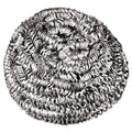 Stainless Steel Scrubbers Medium Size 72/Carton F2374
