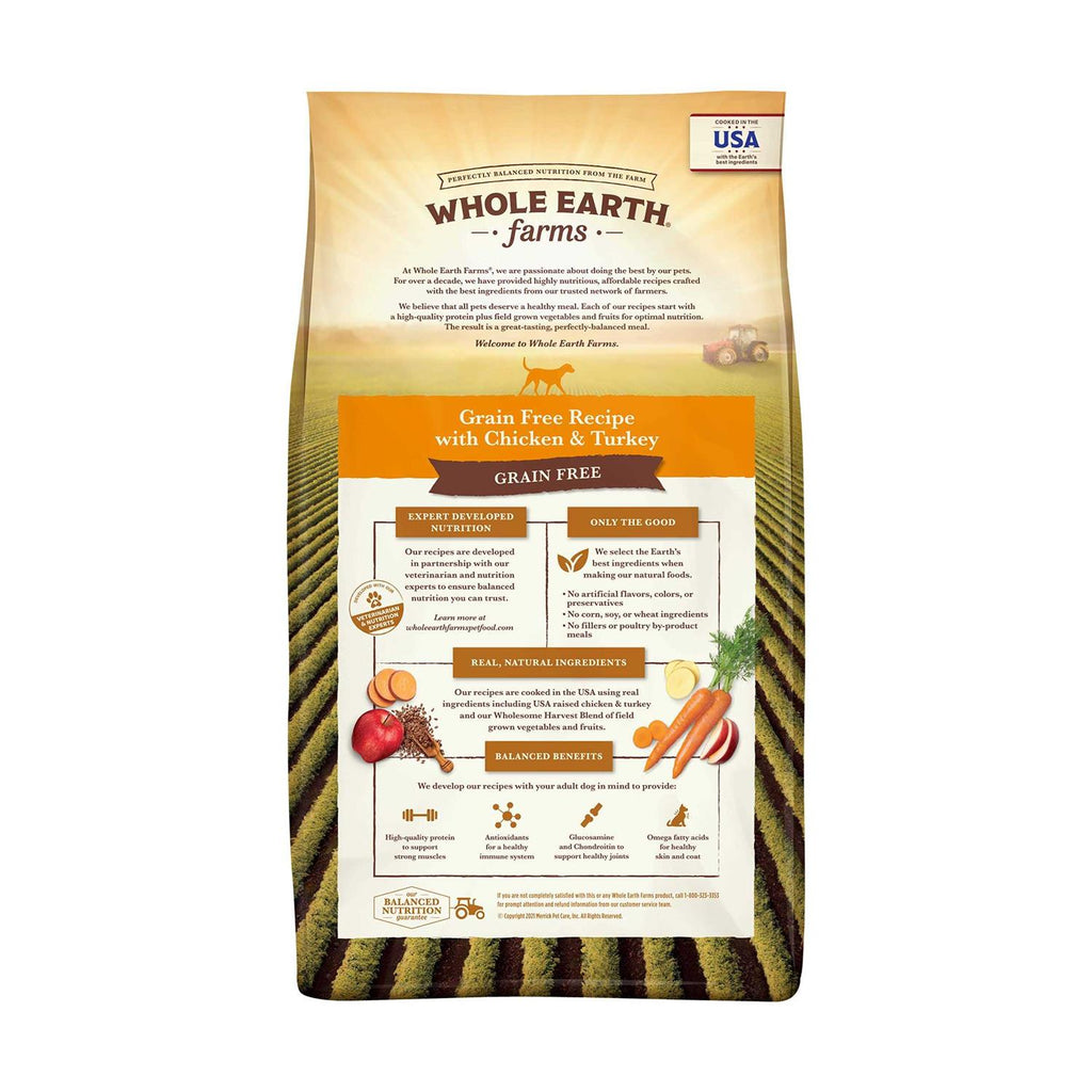Grain Free Chicken Turkey Recipe Dry Dog Food H78438