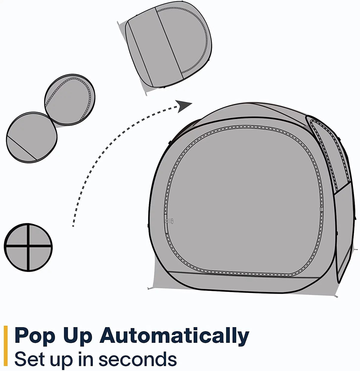 Pop-Up Weatherproof Sport Pod Tent B8622