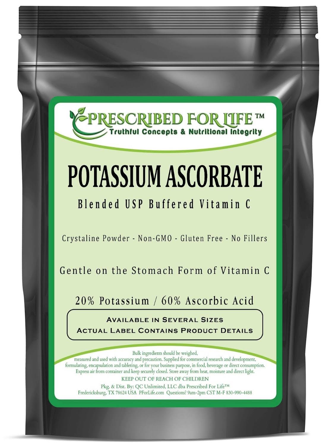 Potassium Ascorbate Buffered Vitamin C Powder, 2 kg I157215