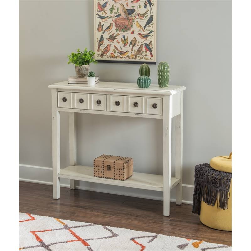 Cream Wood Console Table T549