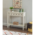 Cream Wood Console Table T549