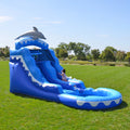 Dolphin Commercial Grade Water Slide with Pool E151992