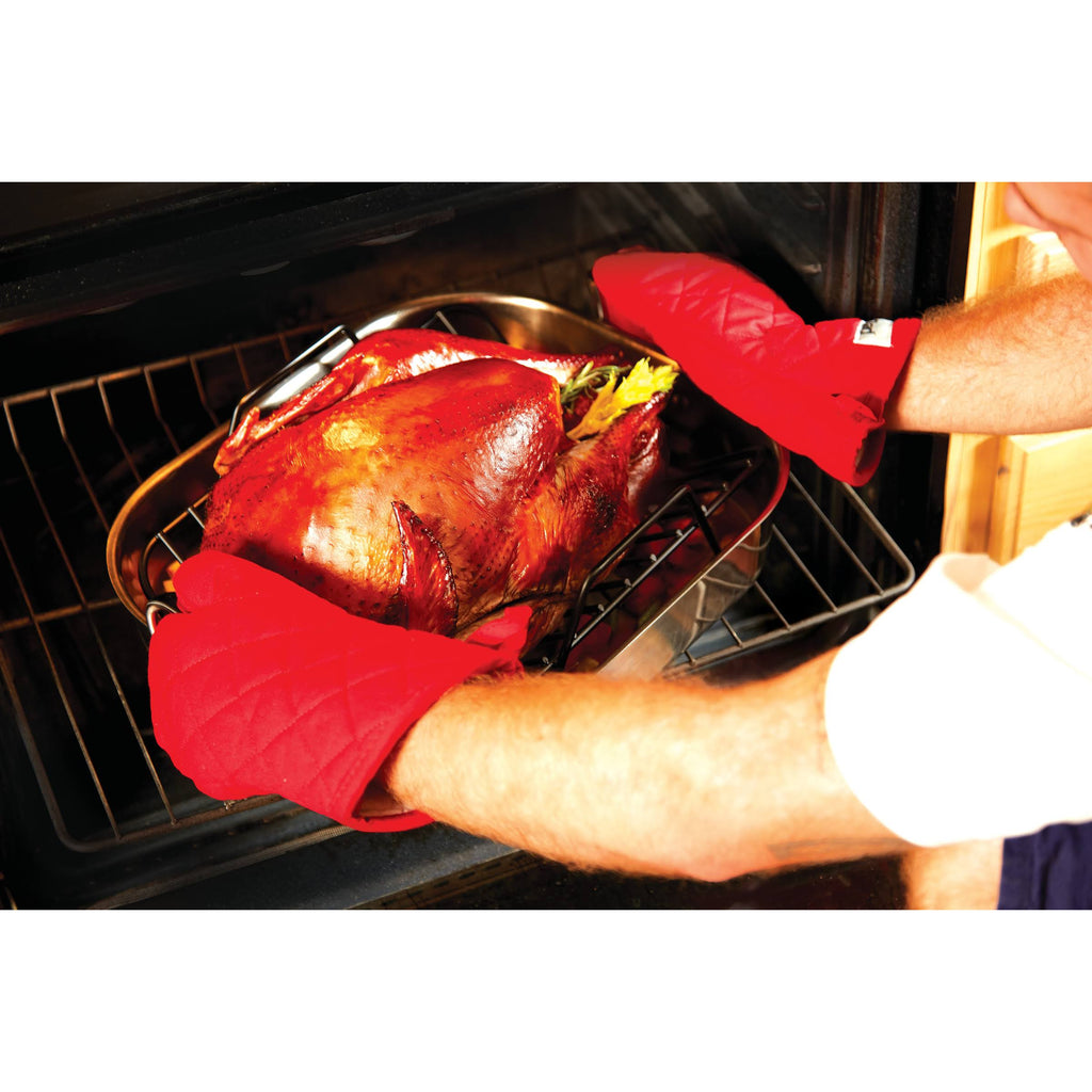 Large Stainless Steel Roaster with Rack R428