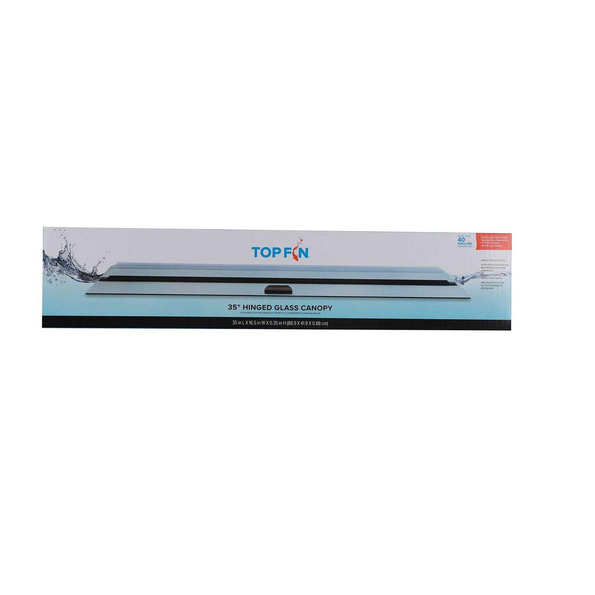 Hinged Aquarium Tank Glass Top P202414