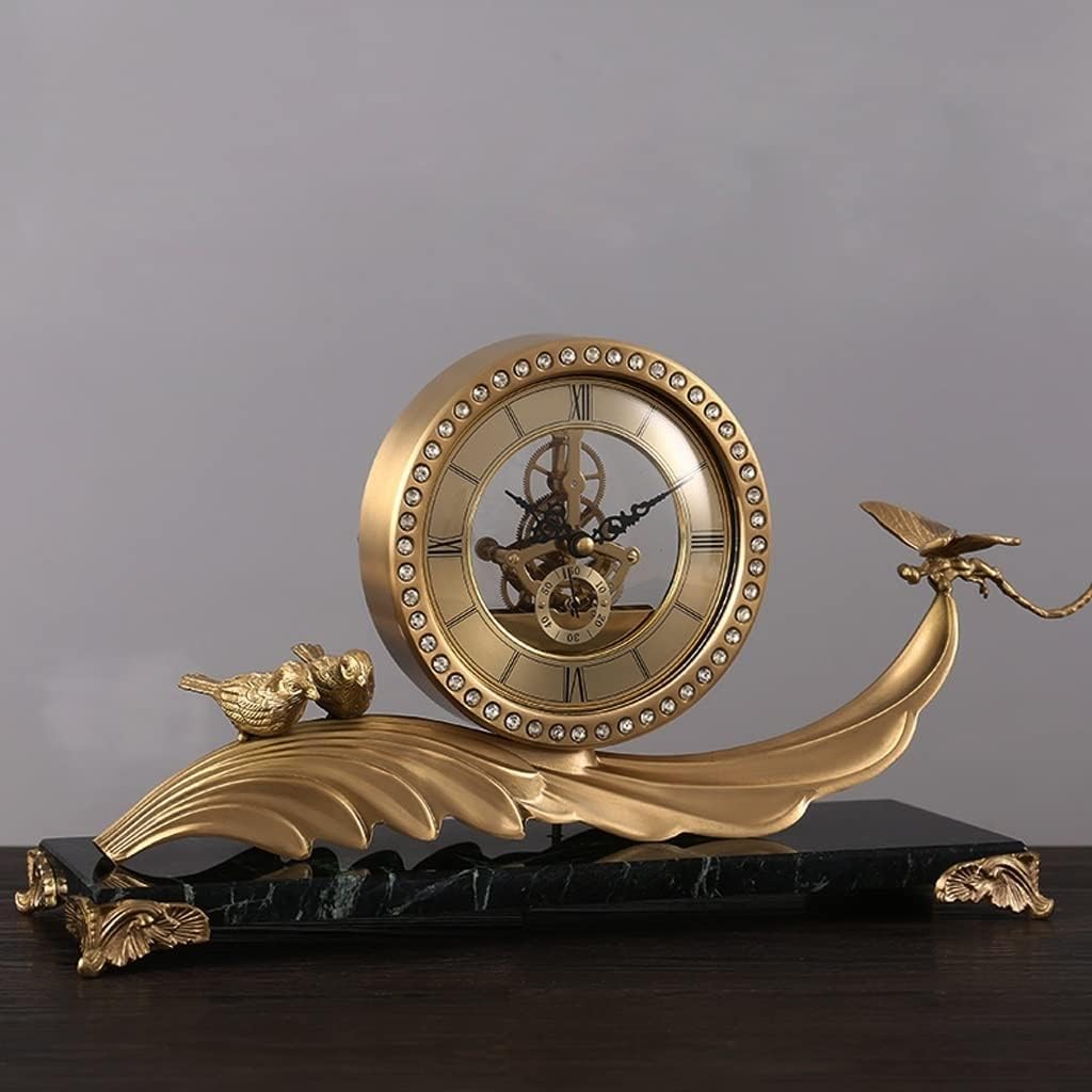 Brass Desk Clock X5241
