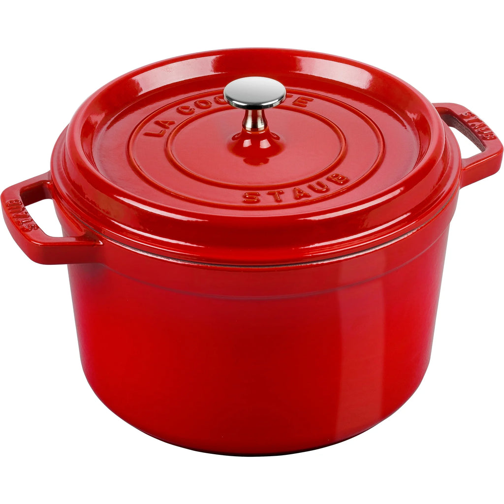 Cast Iron Dutch Oven 5-qt Tall Cocotte, Cherry D802086