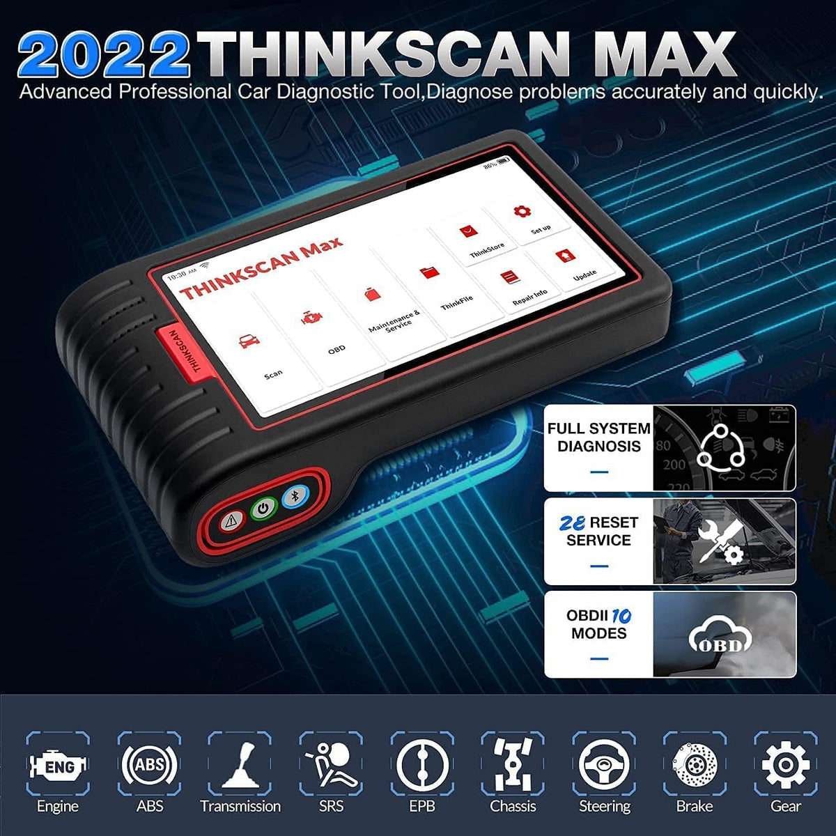 OBD2 Diagnostic Scan Tool with 28 Maintenance Functions K271