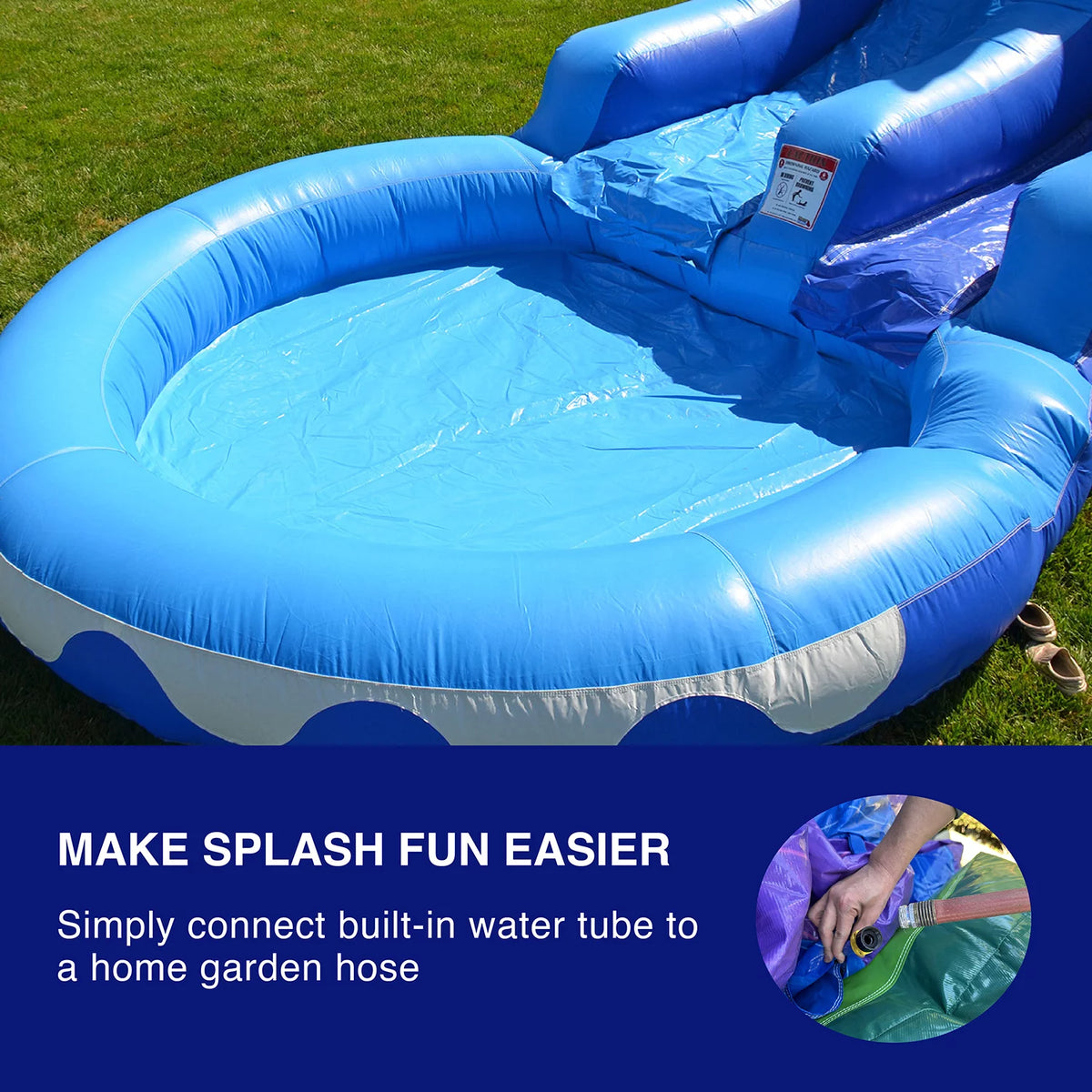Dolphin Commercial Grade Water Slide with Pool E151992