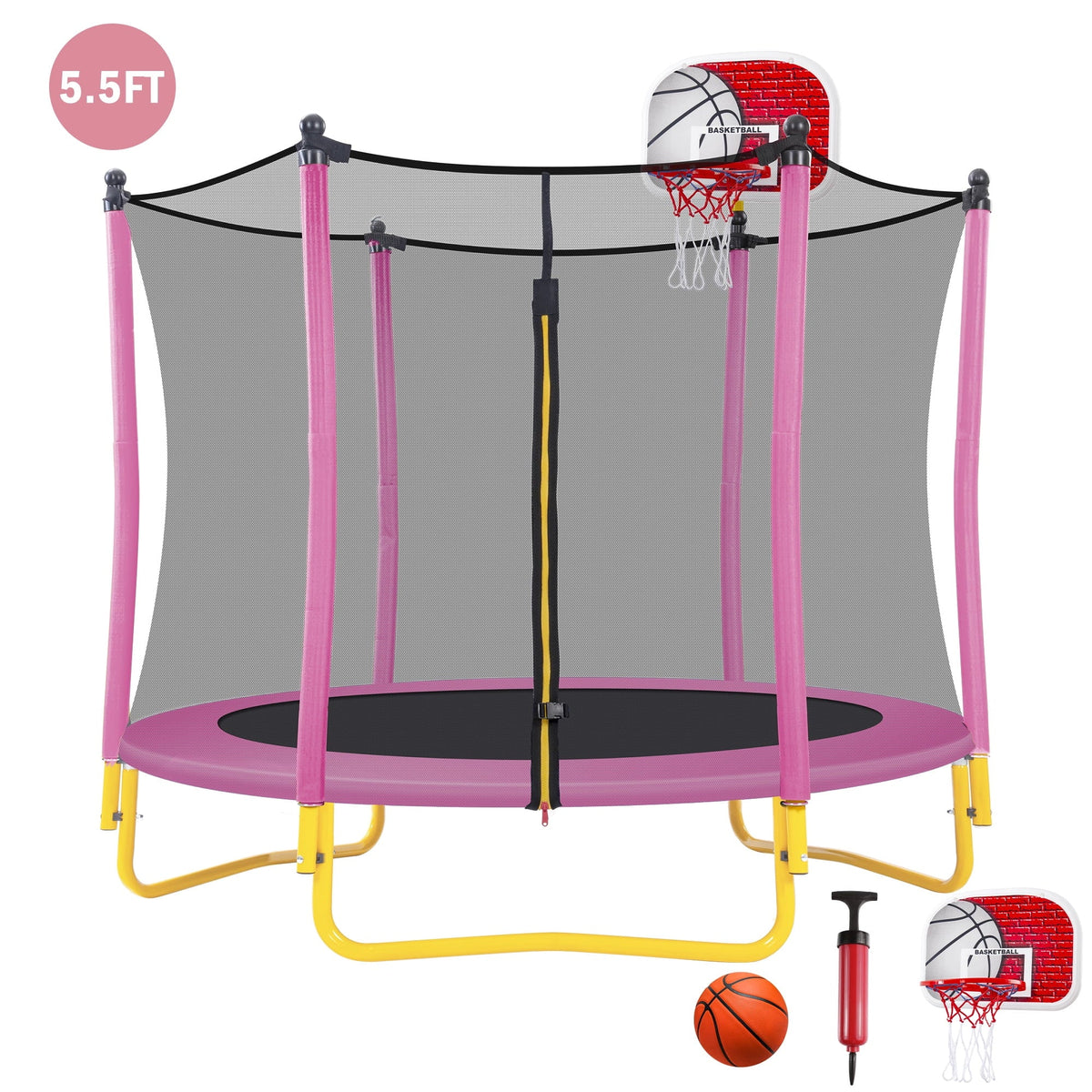 6FT Trampoline with Enclosure W28269