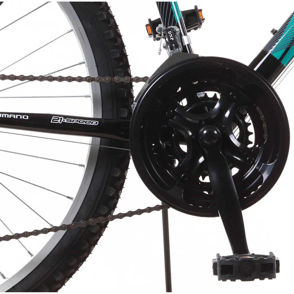 Black 21-Speed Suspension Mountain Bike H835