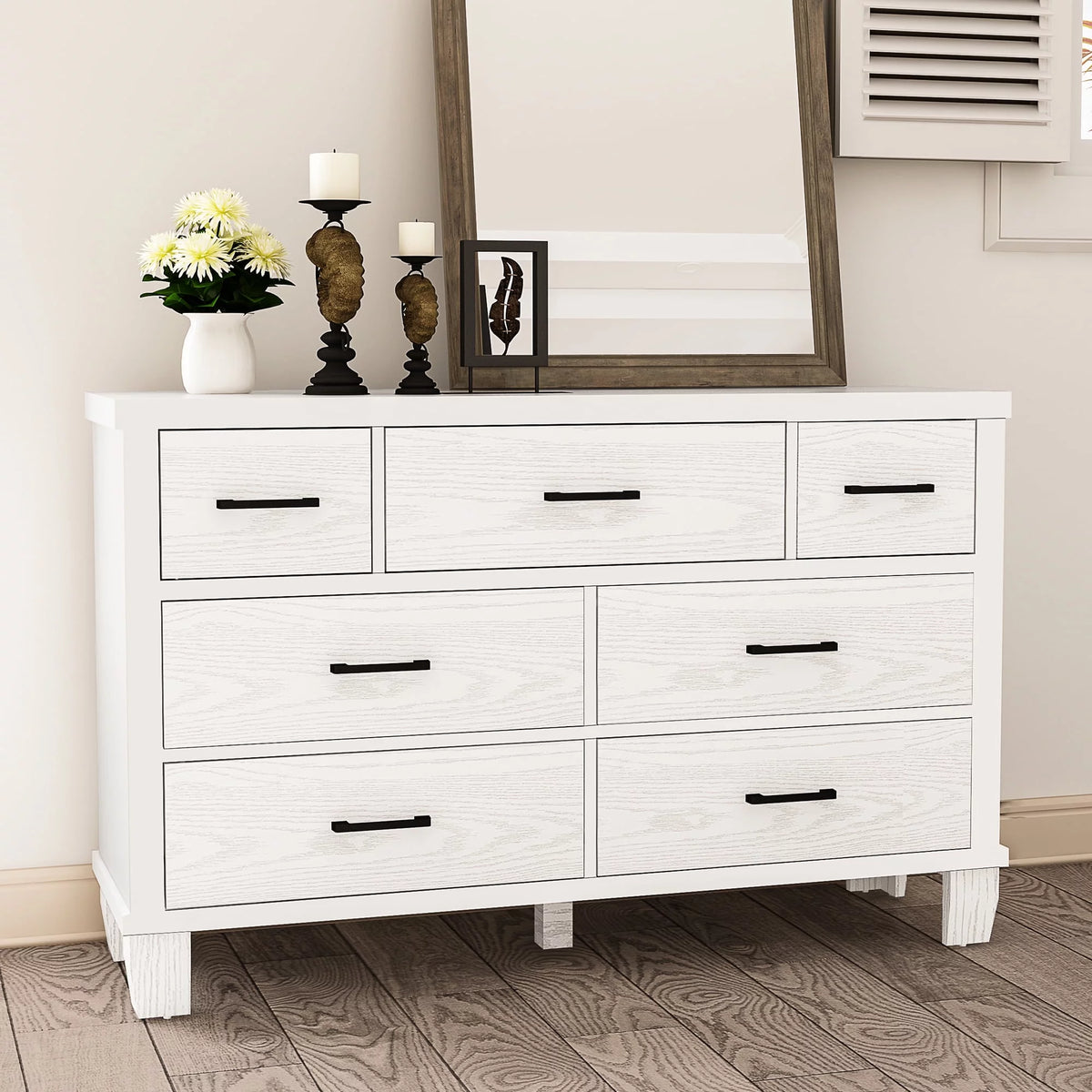 Grey 5 Drawer Dresser P473505