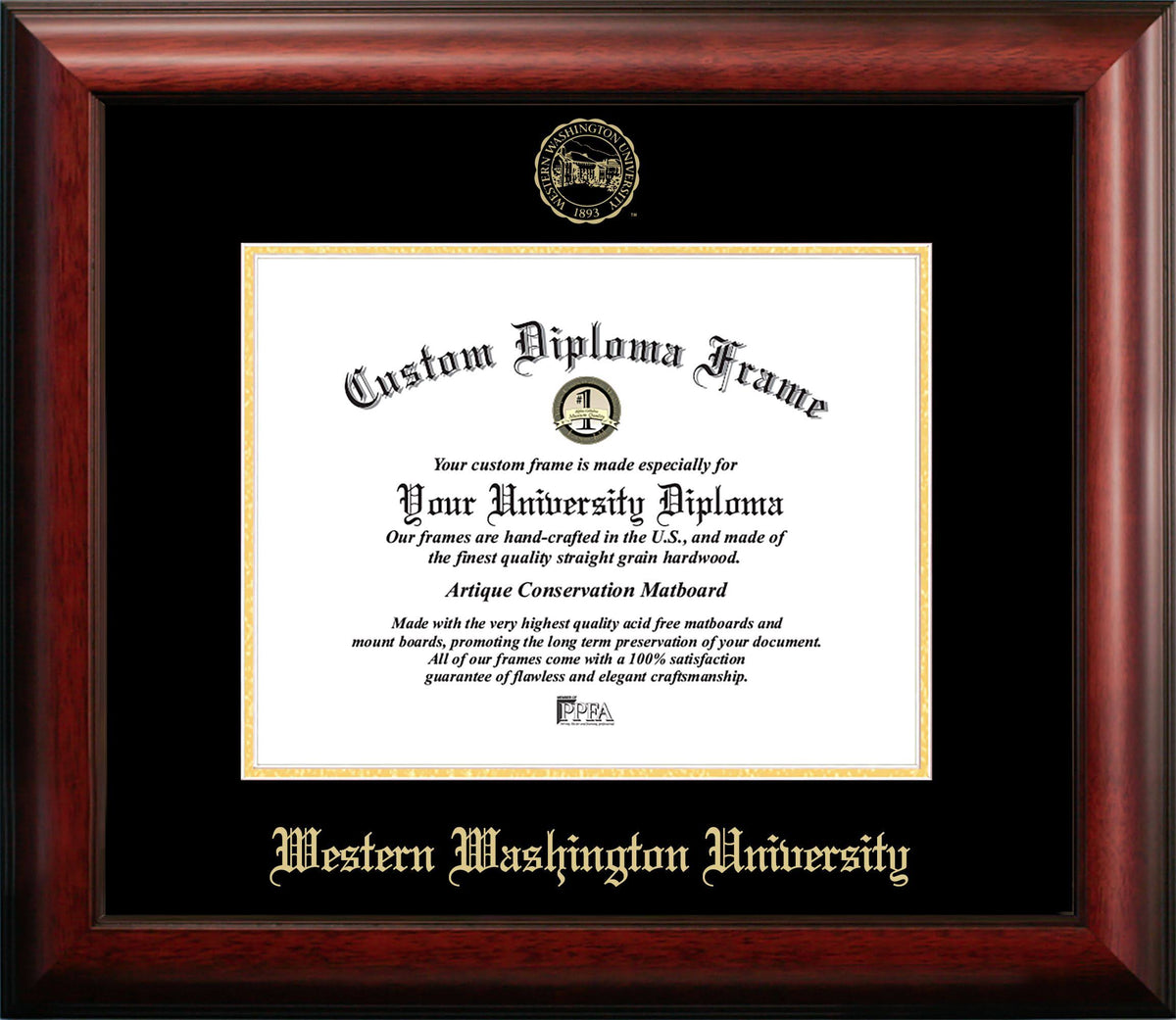 Gold Embossed Diploma Frame N540111