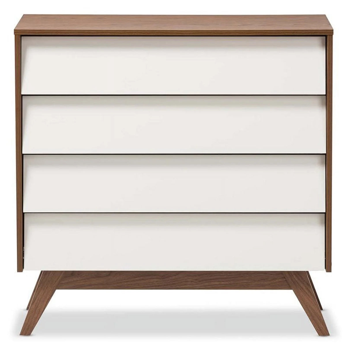 4 Piece 4 Drawer Chest 6 Drawer Dresser and 2 Nightstands Z4678
