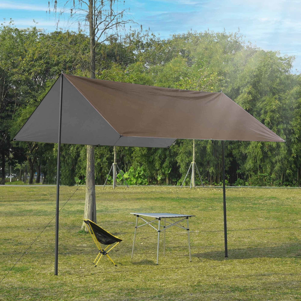 Waterproof Camping Tent Tarp with Carrying Bag J448