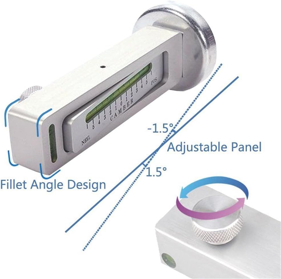 Pack of 2 Adjustable Magnetic Wheel Alignment Gauge Tool U25159